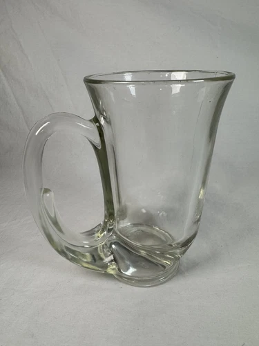 Vintage Glass Indiana Tiara Hunter Horn Beer Mug/Stein