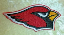 Arizona Cardinals 4.25" Iron On Embroidered Patch ~Free Tracking!