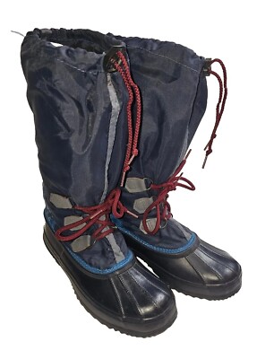 Sorel Snow Boots Womens 9 Freestyle Waterproof Mid Calf Duck W/ Felt Liner 90s