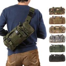 Military Tactical Fishing Camping Pouch Outdoor Waist Bag Climbing Shoulder Bags