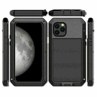 For iPhone 13 12 11 Pro Max XS XR X 8 7Plus HEAVY DUTY Aluminum Metal Case Cover