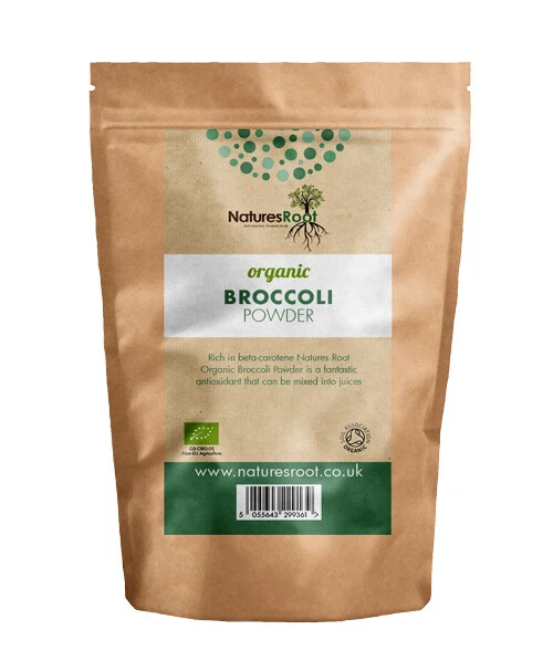 NATURES ROOT Organic Broccoli Powder - Superfood Vegetable Powder | Food Flavouring Smoothie