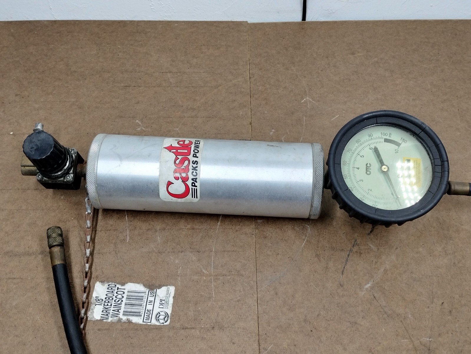 OTC Castle Fuel Injector Cleaner - Gauge & Canister