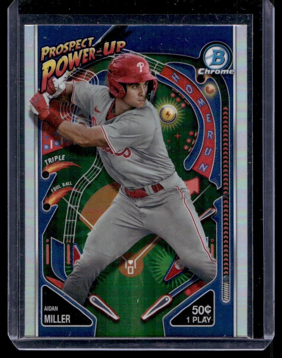 2024 Bowman Chrome Prospect Power-Up #PP-18 Aidan Miller RC1