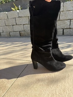 Damen Stiefel Schwarz Größe 40 Für Den Winter/Herbst Mit Absatz