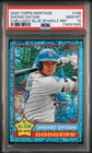 2025 Shohei Ohtani Topps Heritage Chrome Light Blue Sparkle PSA 10 DODGERS MVP