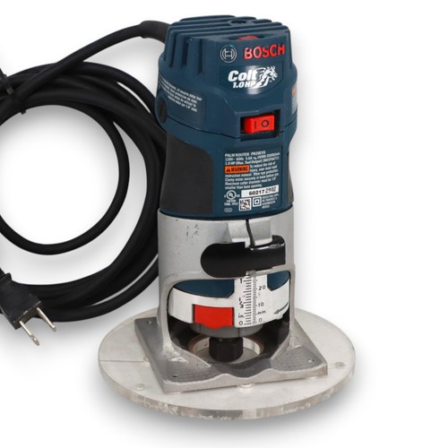 Bosch Colt 1HP Palm Router 1/4" PR20EVS 5.6 Amp 16K-35K RPM Rockler Plate