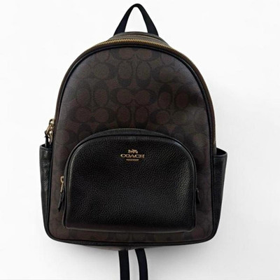 Coach backpack signature canvas authentic new