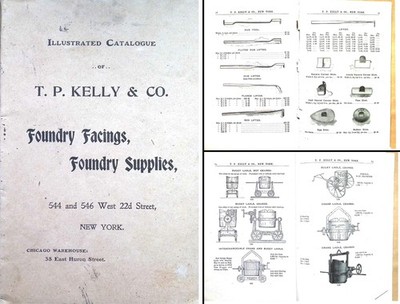 Orig. T.P. Kelly Ca. 1900 Catalogue of Foundry Tools & Supplies - mjdtoolparts