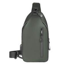 Waterproof Sling Bag for Men Women Crossbody Backpack with USB Charging Port ...
