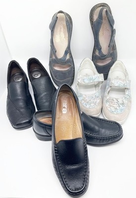 Damenschuhe 4 Paar  Rieker Ara gebraucht Sneaker Leder Fußbett