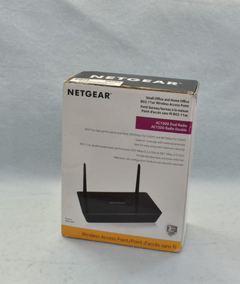#ad OPEN BOX Netgear WAC104 AC1200 dual band wireless access point $24.88