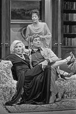 Joyce Blair and Drewe Henley in 'Relative Values' in London OLD PHOTO