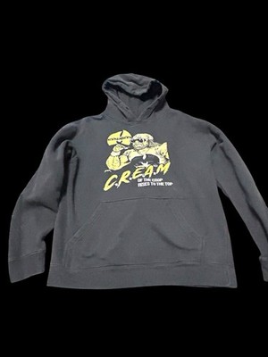 Macho Man Randy Savage C.R.E.A.M Cream Of Crop Black Hoodie Size Large