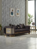 Couch Violett Polstersofa Dreisitzer Sofa 3 Sitzer Stoffsofa Sofas
