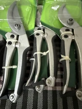 8 X EXPERT GARDENER  Bypass Pruning Shears High Carbon Steel Blade Aluminum Hand