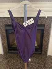 NEW Wear Moi Size small Adult FAUSTINE Prune Punch Front Leotard Logo: DanceArts