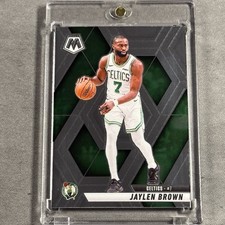 2024-25 Panini Mosaic Jaylen Brown Silver Base #33 Boston Celtics