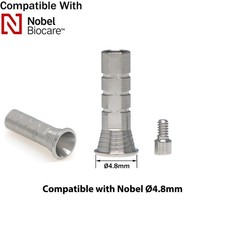 Dental Temporary Cylinder for Multi-unit Abutment Fits Hiossen/Nobel/Adin/ITI