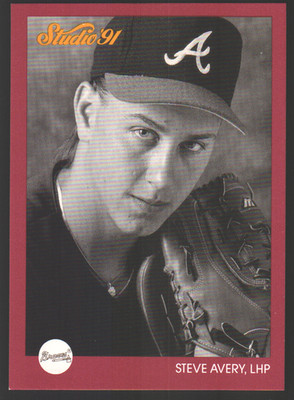 1991 Donruss Studio #141 - Steve Avery - Atlanta Braves  91-940