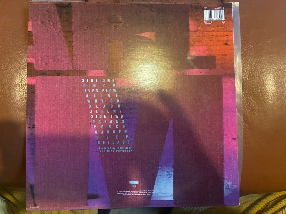 Pearl Jam — Ten (1991, Original Pressing)