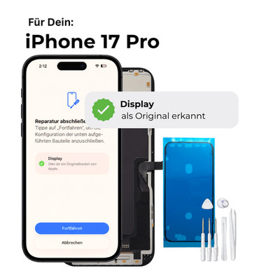 iPhone 17 Pro Soft OLED Display 120Hz Diagnostik ohne Fehlermeldung