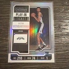 2023-24 Panini Contenders - Victor Wembanyama #11 Playoff Ticket Silver