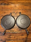 Griswold 8 9 Hinged Waffle Iron Cast Iron 889 890