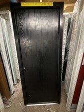 Ex Showroom Front Door Black Front & White Inside  865 X 2085 mm