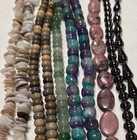 10 strands Lot-Jade--Hematite-Jasper-Rhodochrosite-Shell-AAA903 — photo 3