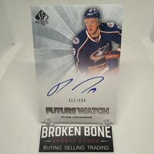 Ryan Johansen 2011-12 SP Authentic Future Watch Auto /999 Columbus Blue Jackets