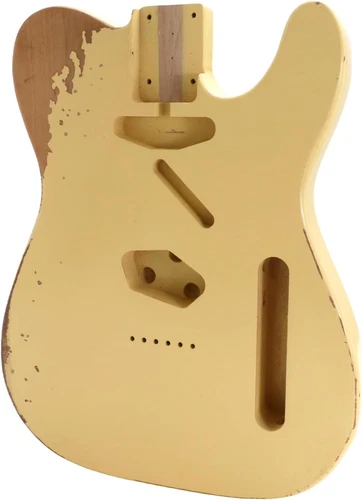 Aged Cream Finish Guitar Alder Wood Body For Telecaster Tele