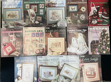 LEISURE ARTS LEAFLETS- 603- 679 -- MANY CHOICES- CROSS-STITCH, KNIT OR CROCHET