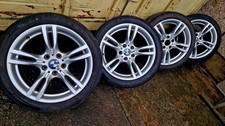 18" BMW 3 SERIES 4 SERIES  ALLOY WHEELS BRIDGESTON TYRES F30 F31 F32 F33 F33 #19