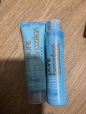 Pure Brazilian Anti-Frizz Hair Set Smoothing Balm  Serum Travel Size