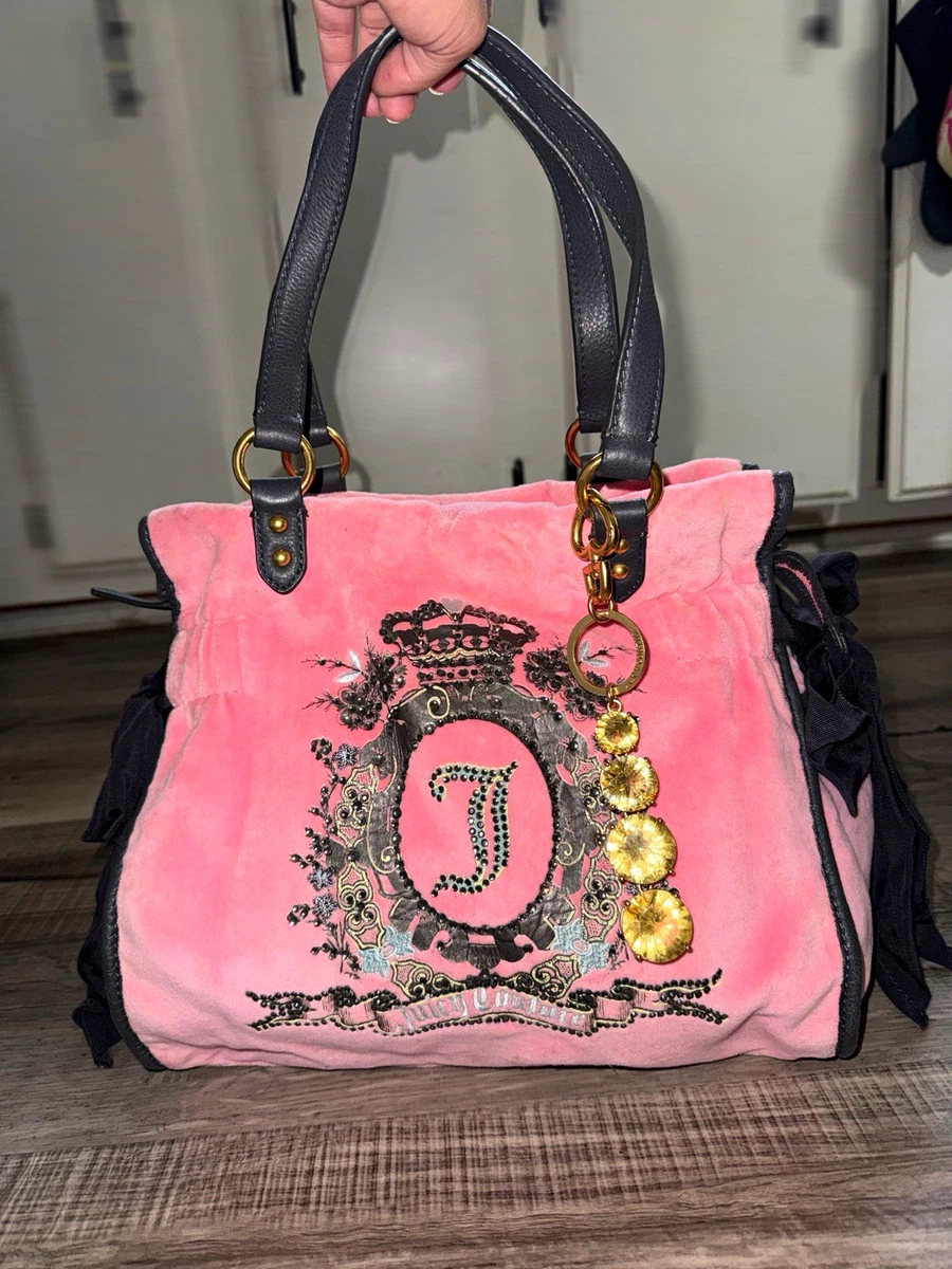 25+ Juicy Couture Embroidered Pink Bags & Handbags for Women for