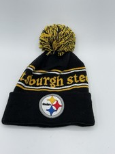 Pittsburgh Steelers NFL Youth Child Knit Beanie Hat Winter New Era Black Gold