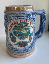 Vintage Harpers Ferry WV Souvenir Stein John Brown Fort Raid 1960s