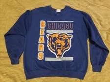 NFL Chicago Bears Football Vintage 90s Mens SzXL Team Rated Brand Sweatshirt USA