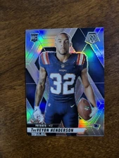 ✨2025 Panini Mosaic TreVeyon Henderson Silver Prizm RC #278 Rookie Variation