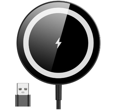 Magnetic Wireless Charger, iPhone/Pro Max/Plus/15W Fast Charging Pad/AirPods
