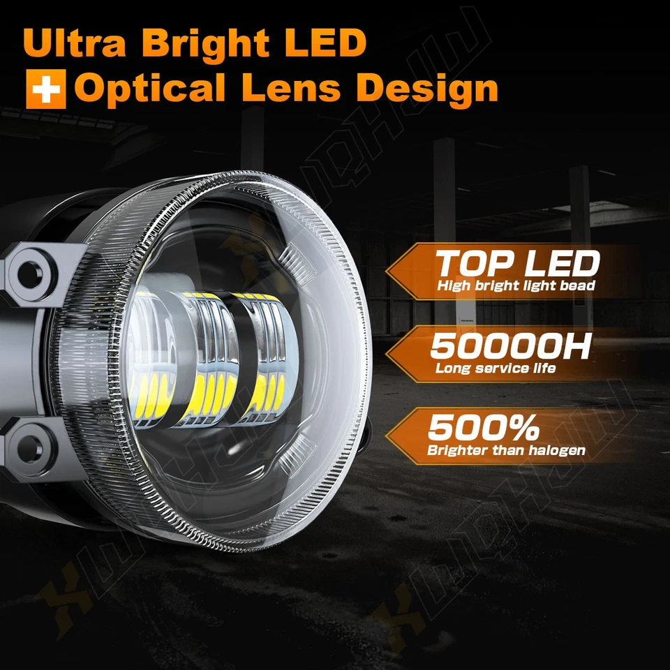 Luces antiniebla con bombillas para Nissan Versa S SV 2015 2016 2017 2018 2019 Foto 3 de 4