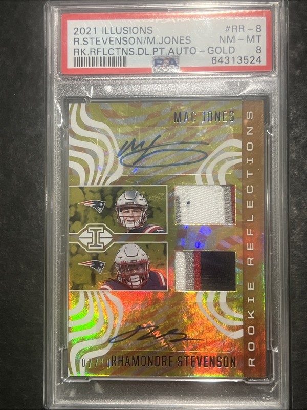 2021 Panini Illusions - Rookie Reflections Dual Patch Auto Mac Jones -Stevenson