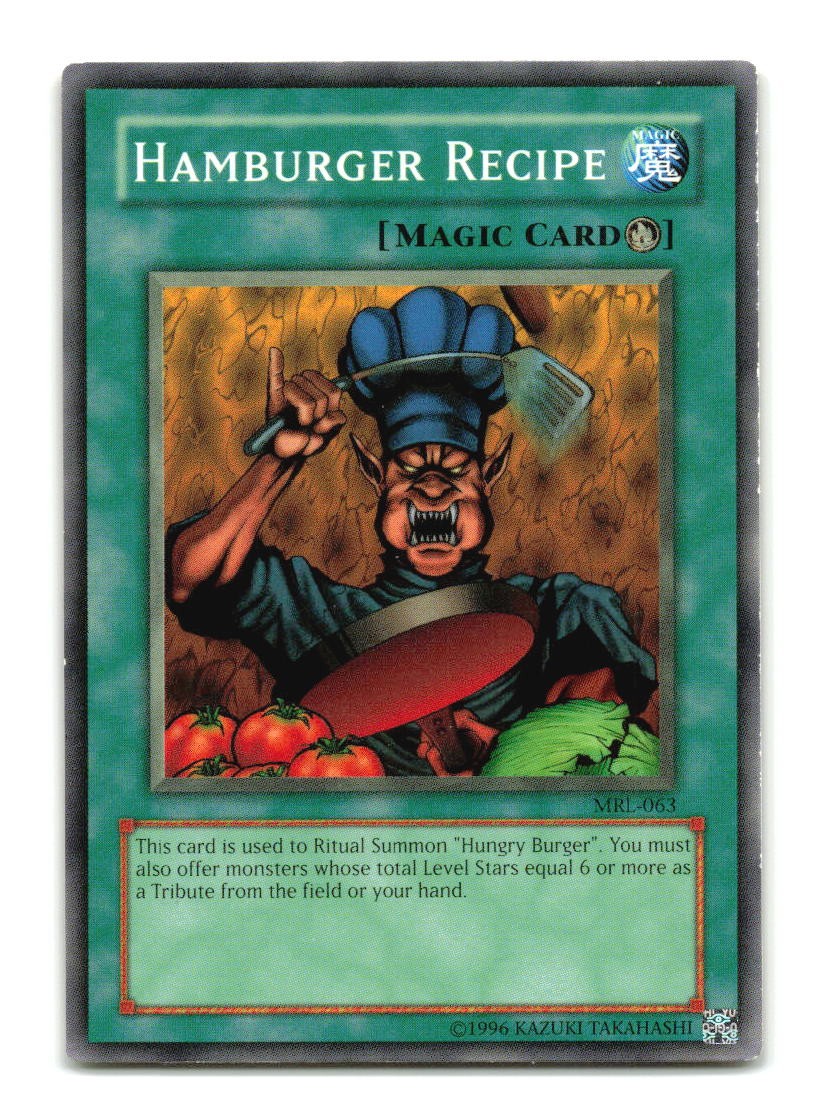 Hamburger Recipe - MRL-063 - YuGiOh-LP