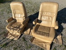Villa Rv Captains Chairs Seats Pair Tan Motorhome Coach