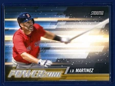 2018 Stadium Club Power Zone J.D. Martinez Jumbo 5x7 ! Gold 07/10 SP ! NICE 🔥