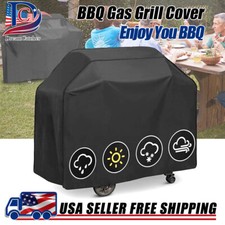 BBQ Gas Grill Cover 57" Barbecue Waterproof Outdoor Anti-UV Rain Snow Protector