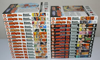 33x NARUTO 1,3-13,15-18,22-32,34,36,40,41,44,45 Masashi Kishimoto Manga vg+