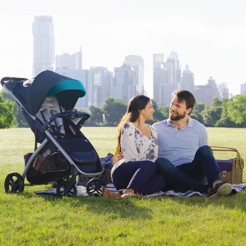 Baby Trend Tango Lightweight Infant Travel Stroller with Canopy, Veridian (Used) - Picture 5 of 12