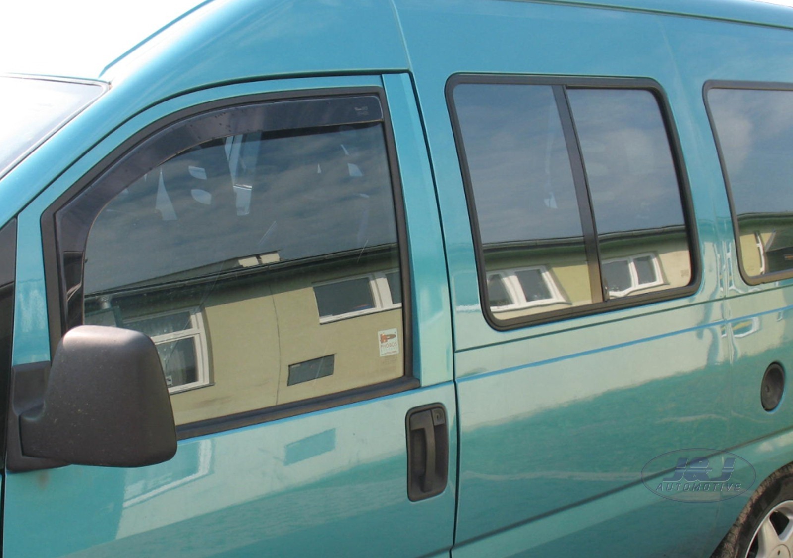 Déflecteurs de vent HEKO premium pour Fiat Scudo utilitaire 2 portes noir